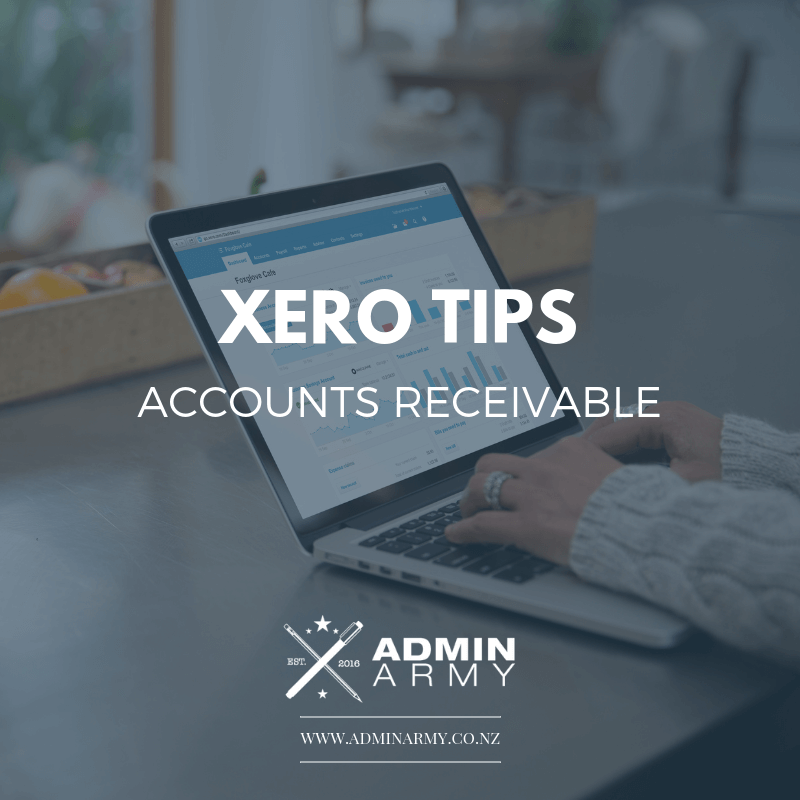 Xero Tips – Accounts Receivable