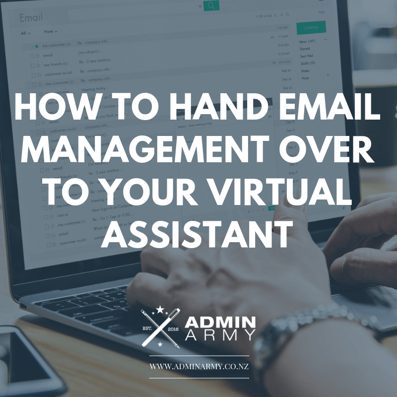 How To Hand Email Management Over To A Virtual Assistant