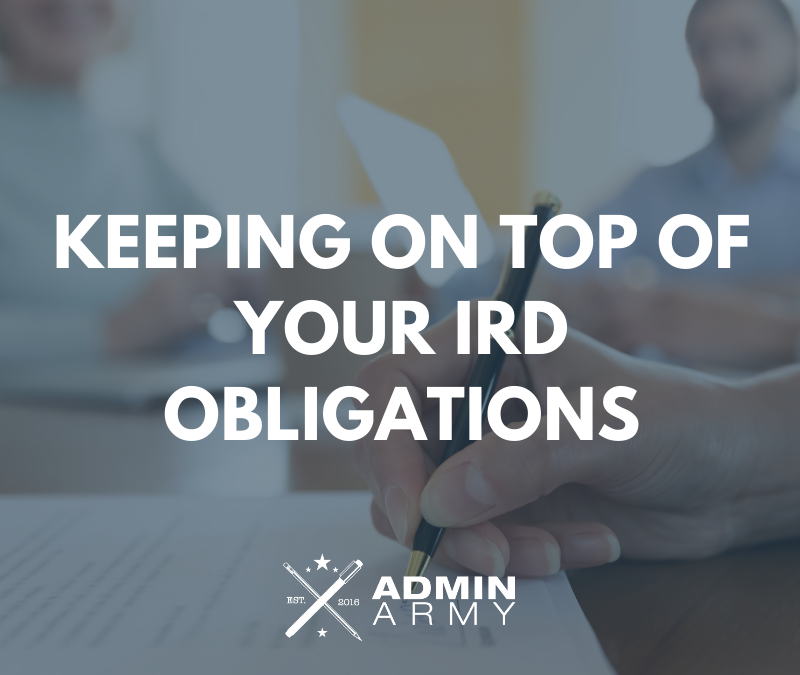 Keeping On Top Of Your IRD Obligations