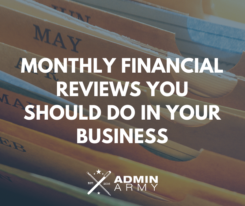 Monthly Financial Reviews You Should Do In Your Business