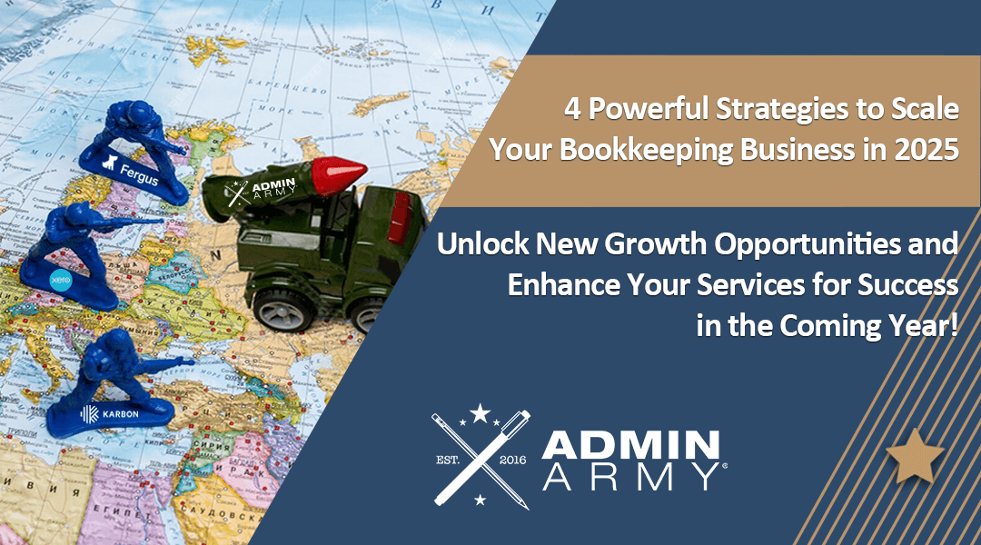 4 Strategic Manoeuvres to Scale Your Bookkeeping Business in 2025